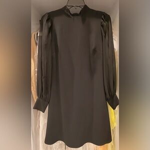 Riley & Rae Sophisticated Black Long Sleeve Dress